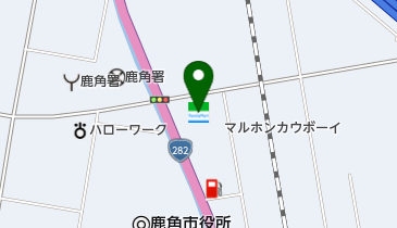ファミリーマート鹿角市役所前 共同出張所(イーネットATM)の地図画像