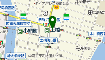 ファミリーマート広島土橋 共同出張所(イーネットATM)の地図画像