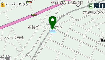 ファミリーマート仙台銀杏町 共同出張所(イーネットATM)の地図画像