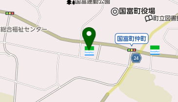 ファミリーマート国富町役場前 共同出張所(イーネットATM)の地図画像