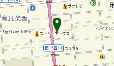 ファミリーマート札幌南12条 共同出張所(イーネットATM)の地図画像