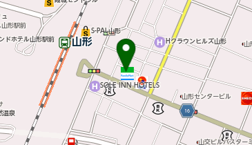 ファミリーマート山形駅東口1号機 共同出張所(イーネットATM)の地図画像