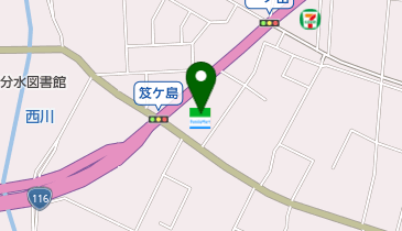 ファミリーマート燕笈ケ島南 共同出張所(イーネットATM)の地図画像