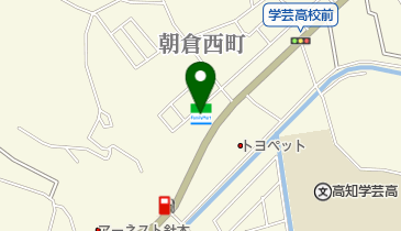 ファミリーマート朝倉西町 共同出張所(イーネットATM)の地図画像