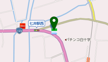 ファミリーマート益子七井 共同出張所(イーネットATM)の地図画像