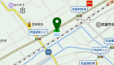 ファミリーマート武雄温泉駅前通り 共同出張所(イーネットATM)の地図画像