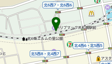 ファミリーマート札幌北6条西7丁目 共同出張所(イーネットATM)の地図画像