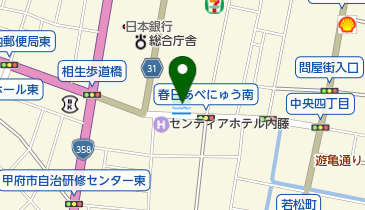 ファミリーマート甲府中央 共同出張所(イーネットATM)の地図画像