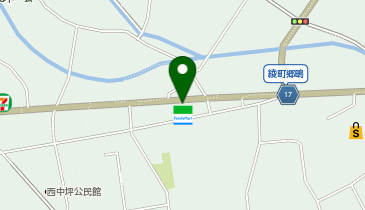 ファミリーマート綾中央 共同出張所(イーネットATM)の地図画像