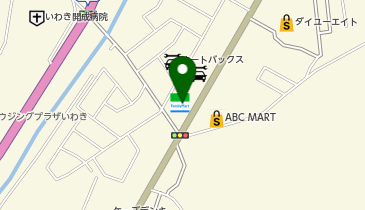 ファミリーマートいわき鹿島久保 共同出張所(イーネットATM)の地図画像