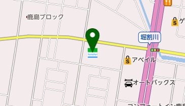 ファミリーマート神栖堀割二丁目 共同出張所(イーネットATM)の地図画像