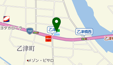 ファミリーマート大分乙津港町 共同出張所(イーネットATM)の地図画像