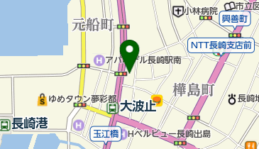 ファミリーマート長崎樺島町 共同出張所(イーネットATM)の地図画像