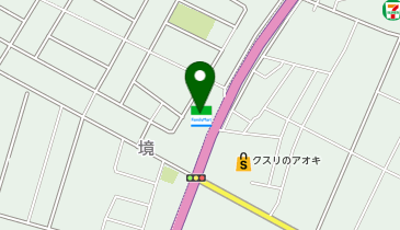 ファミリーマート鏡石境 共同出張所(イーネットATM)の地図画像