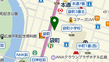 ファミリーマート袋町 共同出張所(イーネットATM)の地図画像