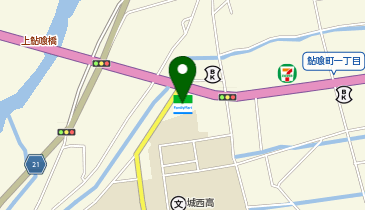 ファミリーマート鮎喰町 共同出張所(イーネットATM)の地図画像