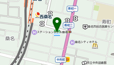 ファミリーマート桑名駅前 共同出張所(イーネットATM)の地図画像