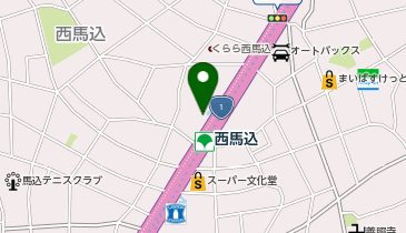 ファミリーマートサンズ西馬込二丁目 共同出張所(イーネットATM)の地図画像