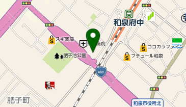 ファミリーマート府中病院 共同出張所(イーネットATM)の地図画像