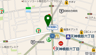 ファミリーマート天六駅前 共同出張所(イーネットATM)の地図画像