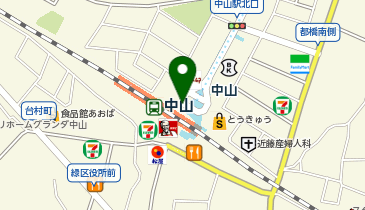 ファミリーマート地下鉄中山駅 共同出張所(イーネットATM)の地図画像