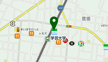 ファミリーマート学芸大学駅前 共同出張所(イーネットATM)の地図画像