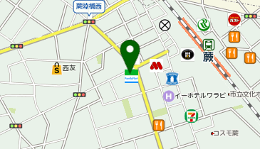 ファミリーマートわらび西口 共同出張所(イーネットATM)の地図画像