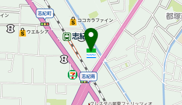 ファミリーマート八尾天王寺屋 共同出張所(イーネットATM)の地図画像