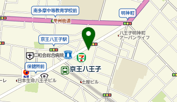 ファミリーマート京王八王子 共同出張所(イーネットATM)の地図画像