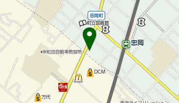 ファミリーマート小浦忠岡南 共同出張所(イーネットATM)の地図画像