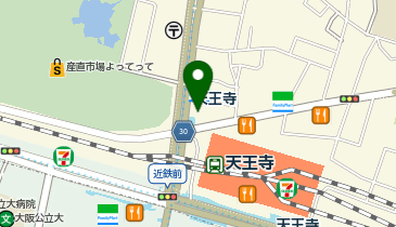 ファミリーマートJR天王寺駅前 共同出張所(イーネットATM)の地図画像