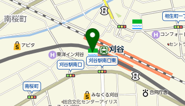 ファミリーマート刈谷駅南口1号機 共同出張所(イーネットATM)の地図画像