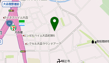 ファミリーマート大田大森東二丁目 共同出張所(イーネットATM)の地図画像