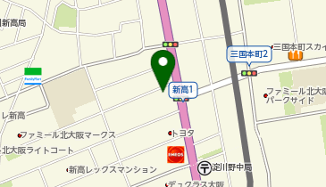 ファミリーマート新高一丁目 共同出張所(イーネットATM)の地図画像