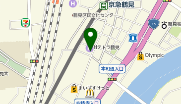ファミリーマート鶴見中央 共同出張所(イーネットATM)の地図画像