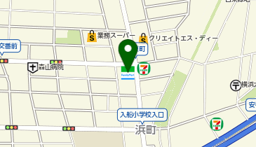 ファミリーマート鶴見潮田四丁目 共同出張所(イーネットATM)の地図画像