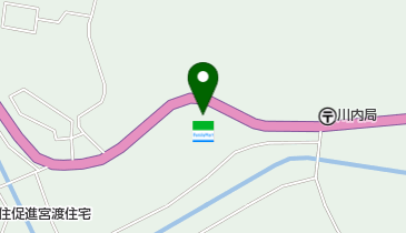 ファミリーマートかわうち屋 共同出張所(イーネットATM)の地図画像