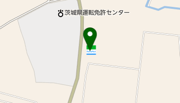 ファミリーマート茨城免許センター前 共同出張所(イーネットATM)の地図画像