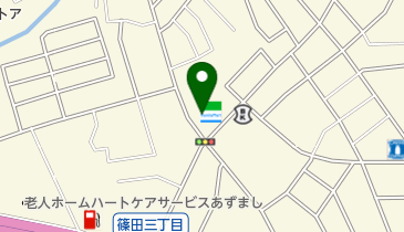 ファミリーマート青森篠田三丁目 共同出張所(イーネットATM)の地図画像