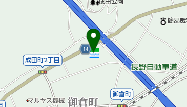 ファミリーマート岡谷成田町 共同出張所(イーネットATM)の地図画像