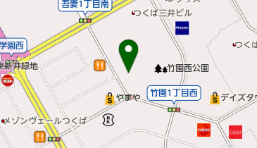 ファミリーマートつくば竹園 共同出張所(イーネットATM)の地図画像