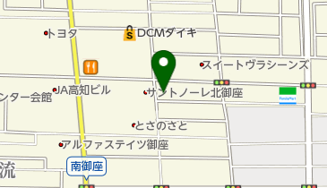 ファミリーマート高知御座 共同出張所(イーネットATM)の地図画像