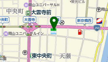 ファミリーマート岡山天瀬 共同出張所(イーネットATM)の地図画像