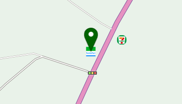 ファミリーマート鉾田上釜 共同出張所(イーネットATM)の地図画像