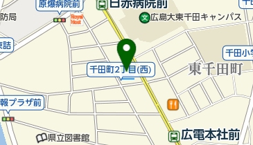 ファミリーマート広島千田町 共同出張所(イーネットATM)の地図画像