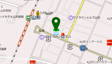 ファミリーマート山形駅東口2号機 共同出張所(イーネットATM)の地図画像