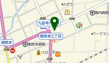 ファミリーマート熊本白山通り 共同出張所(イーネットATM)の地図画像