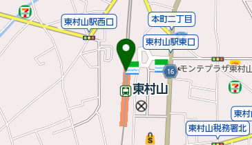 ファミリーマートトモニー東村山駅 共同出張所(イーネットATM)の地図画像