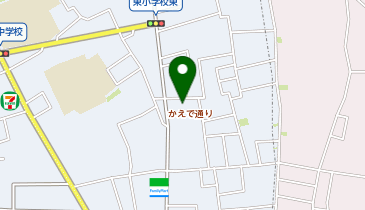 ファミリーマート西東京東町 共同出張所(イーネットATM)の地図画像