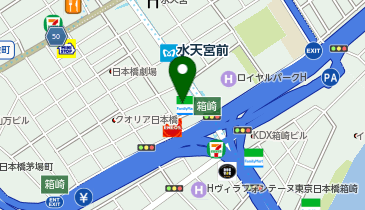ファミリーマート日本橋かきがら町 共同出張所(イーネットATM)の地図画像